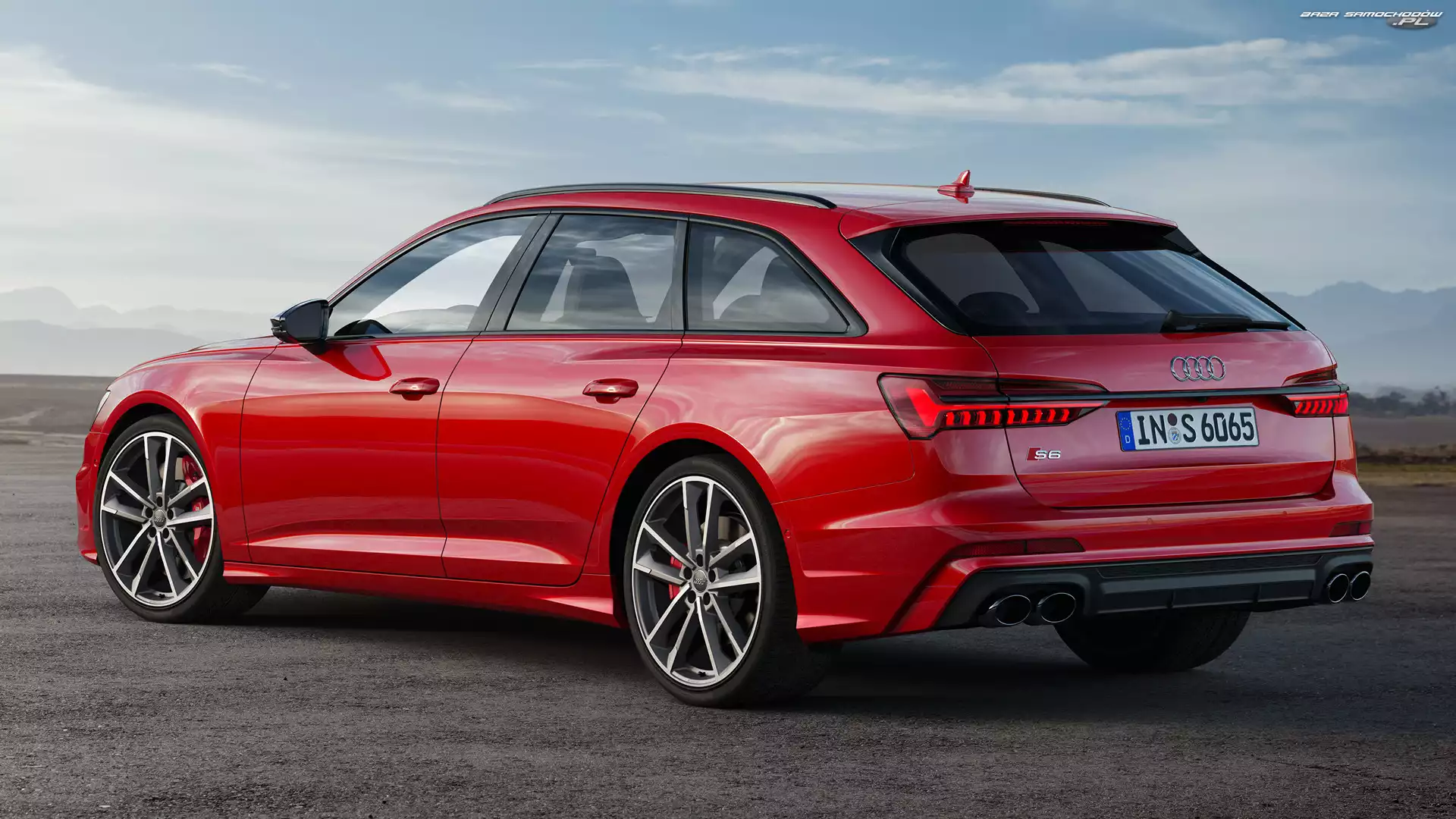 2019, Czerwone, Audi S6 Avant