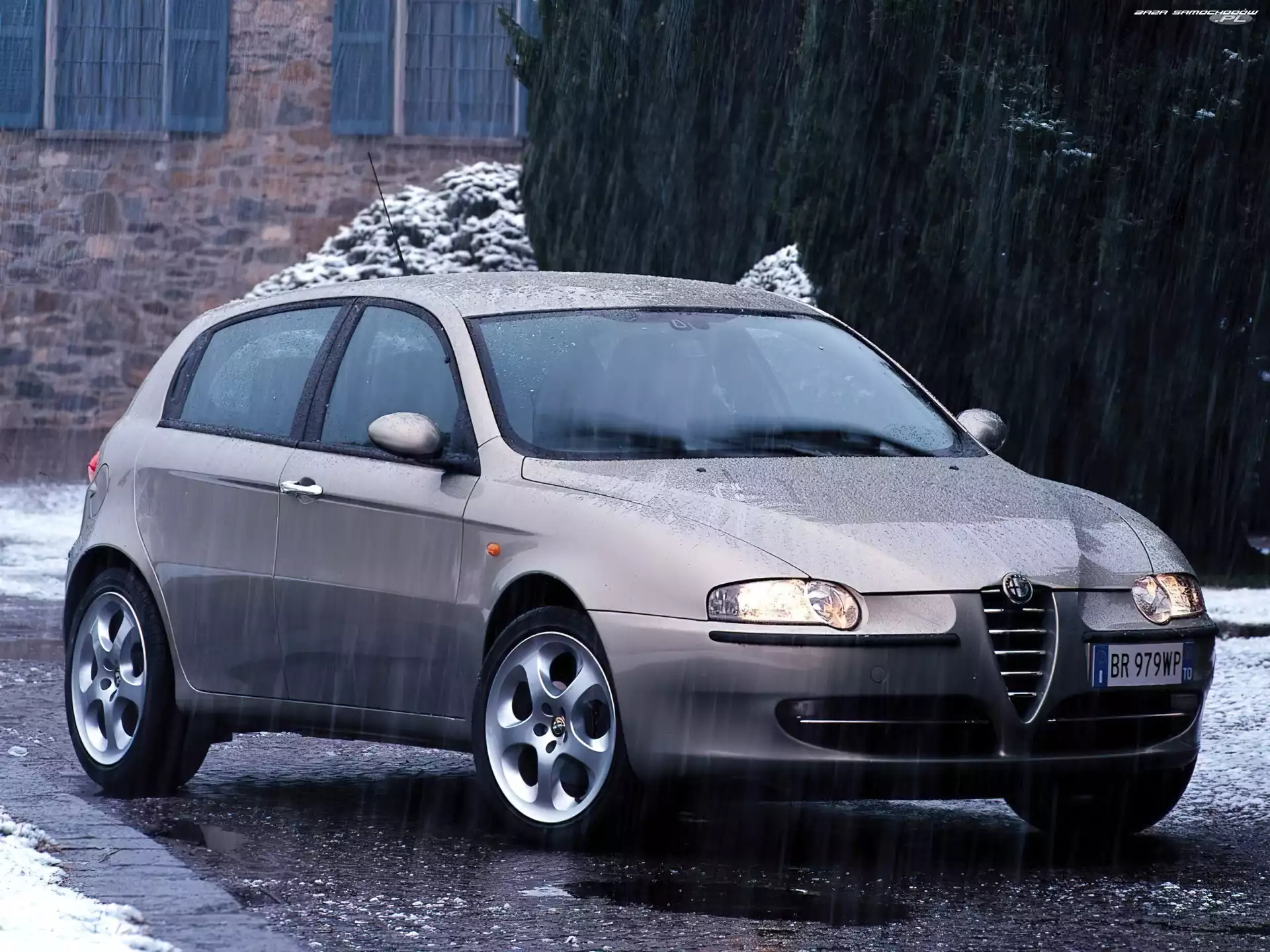 Deszcz, Alfa Romeo 147
