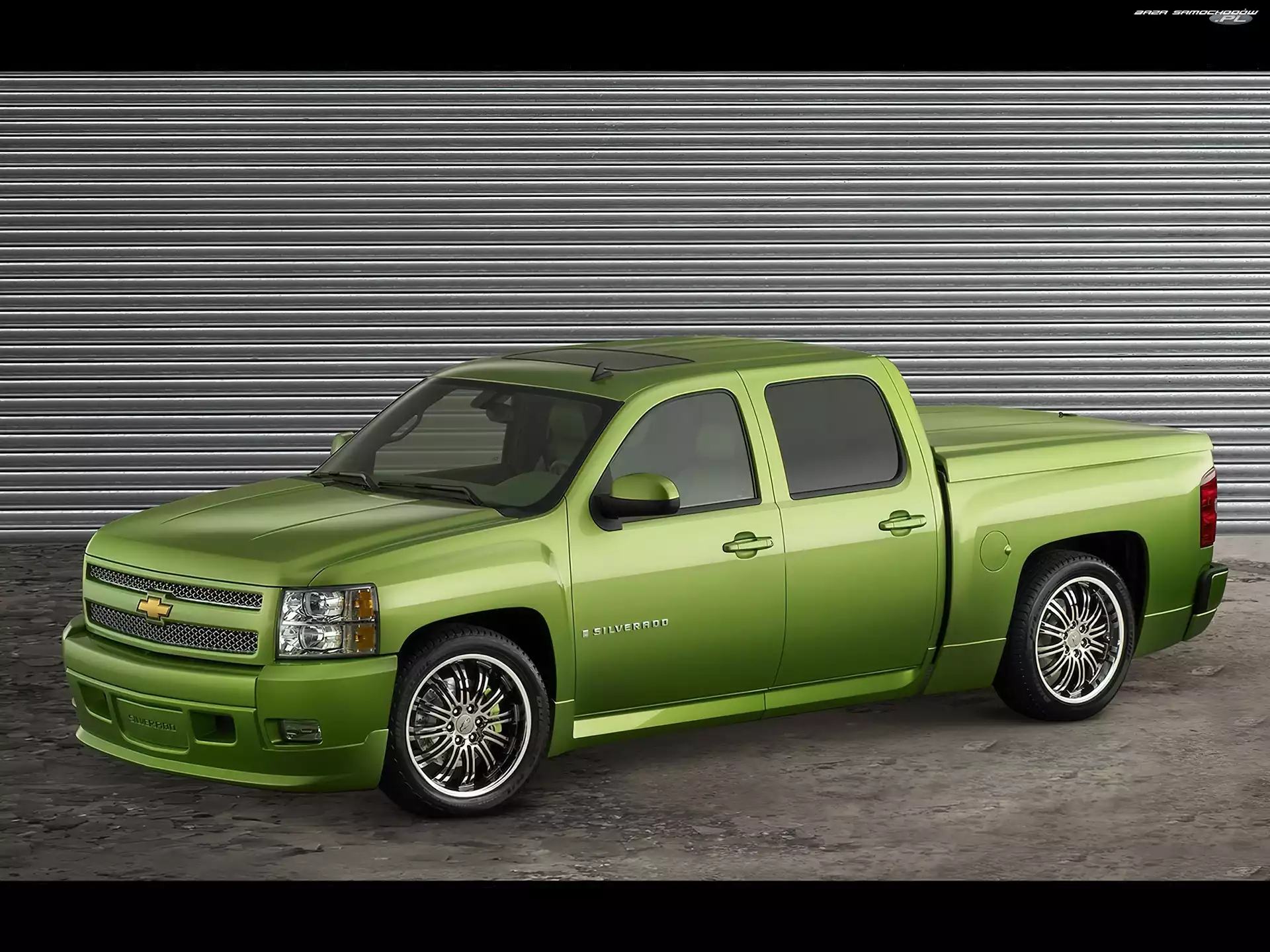 Alufelgi, Zielony, Chevrolet Silverado