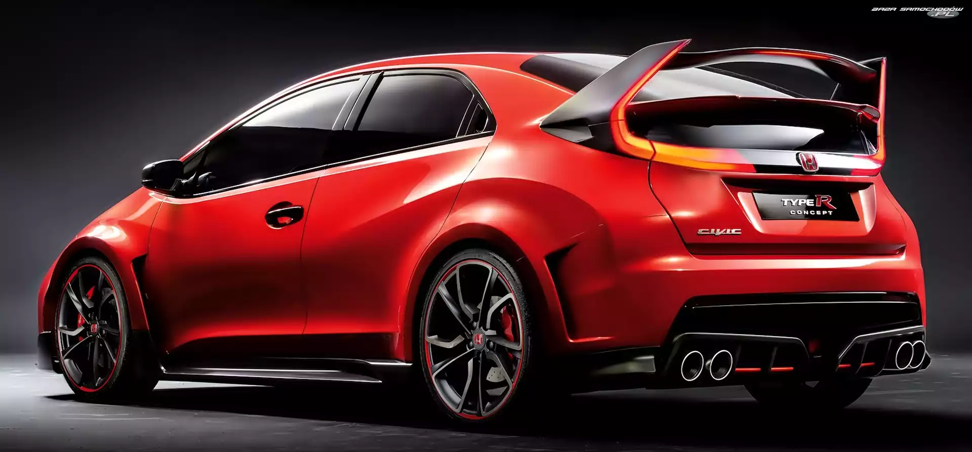 Civic, Czerwona, Honda