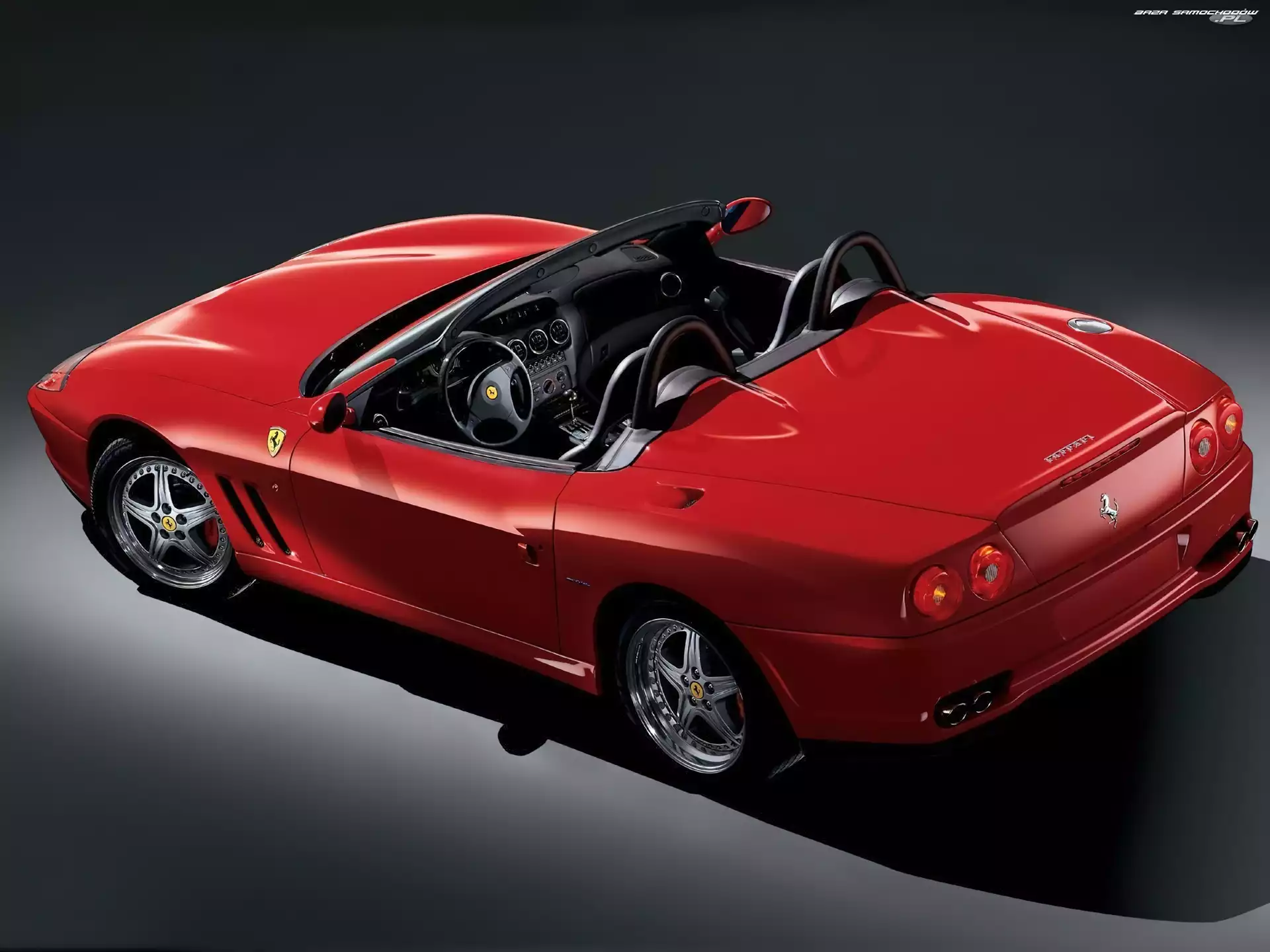 Dach, Ferrari 550, Otwarty