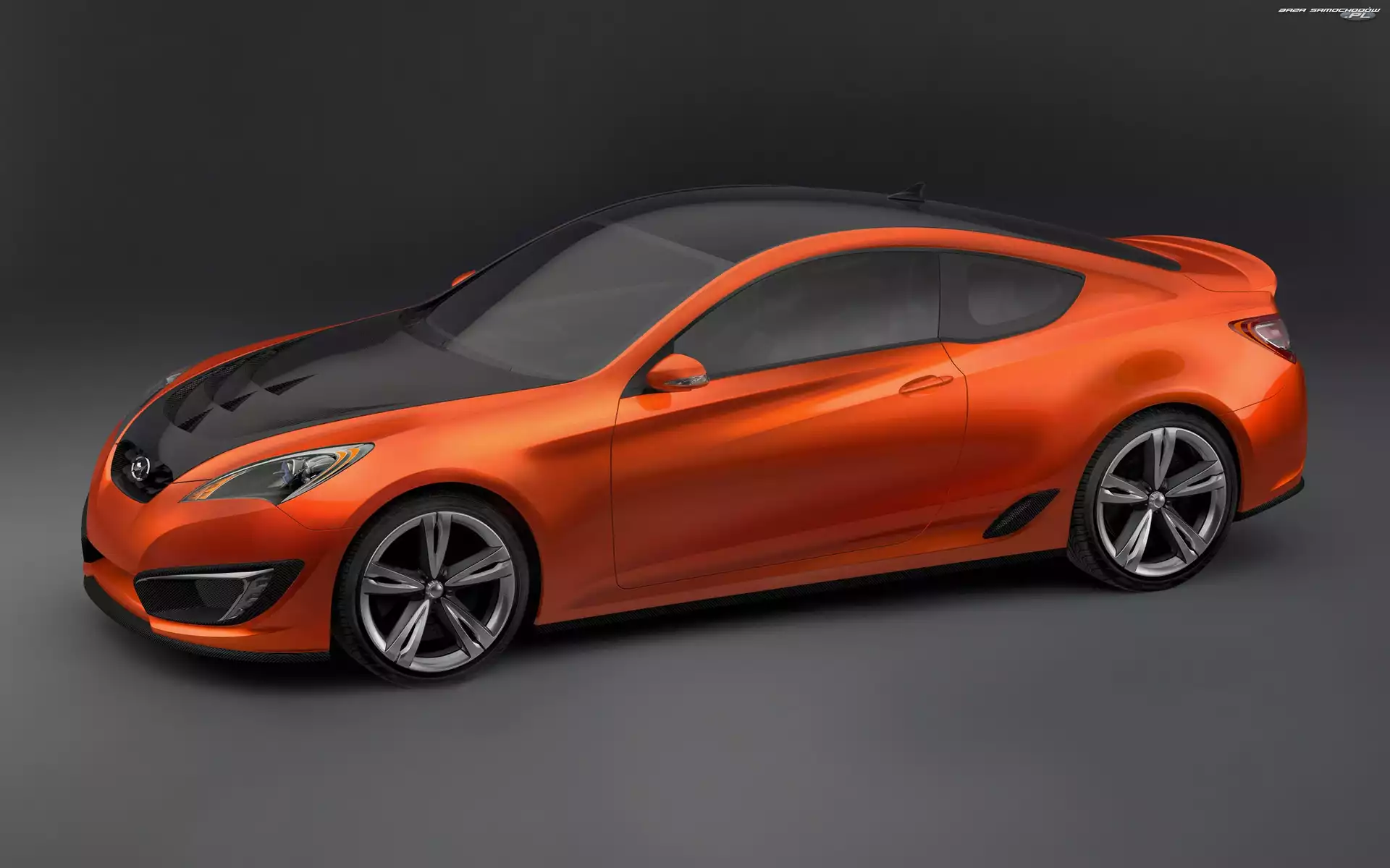Genesis, Concept, Hyundai, Coupe