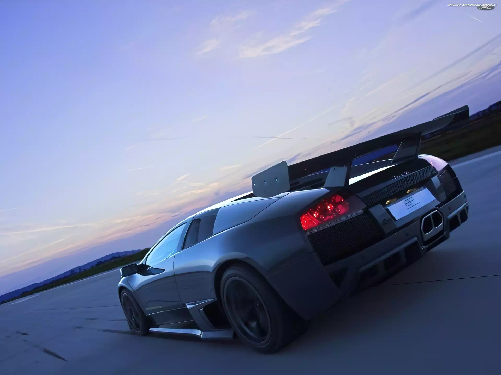 Lotnisko, Lamborghini Murcielago, Test