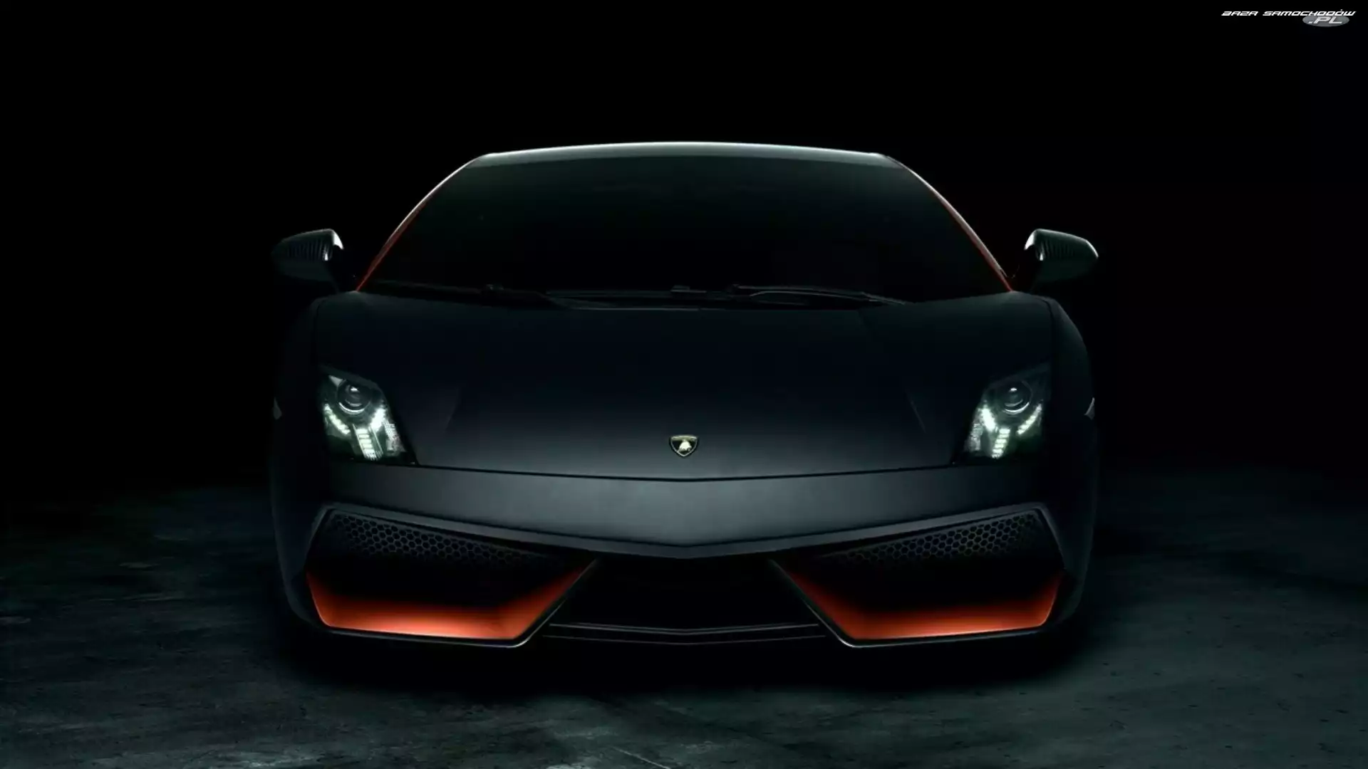 Mat, Lamborghini Aventador, Czarny