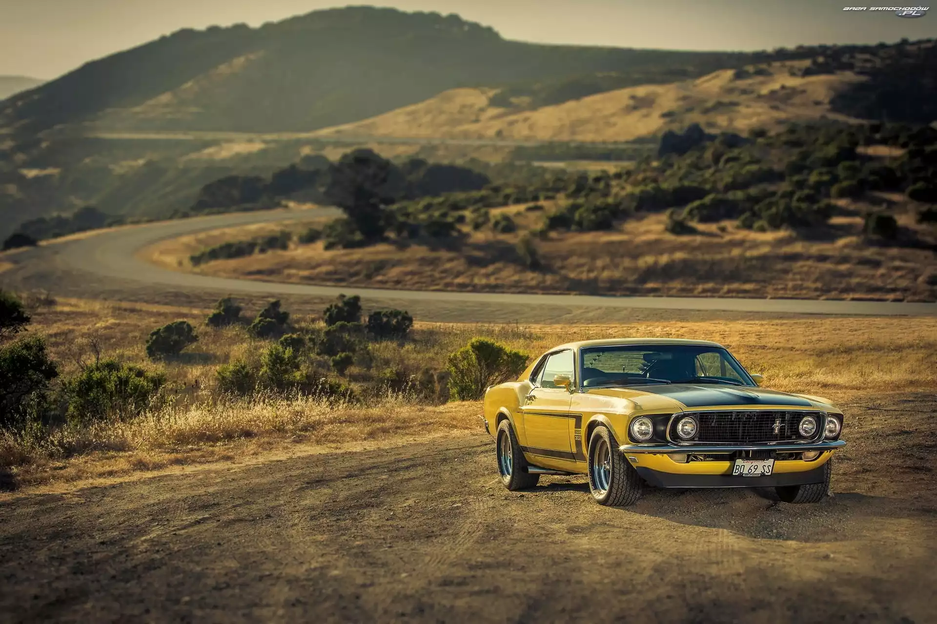 Mustang, Góry, Ford, Droga