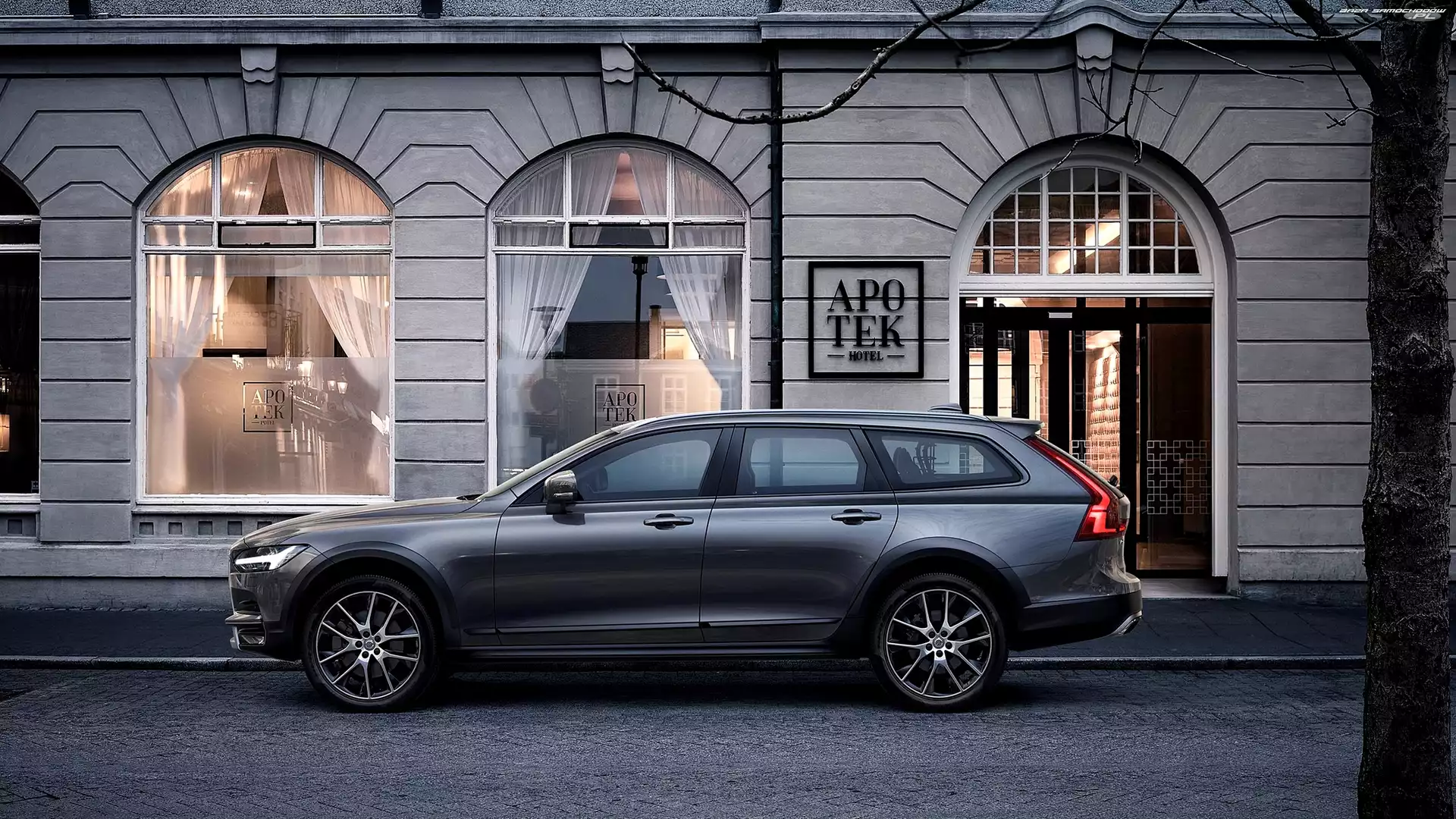 2017, Okna, Volvo V90 Cross Country, Dom