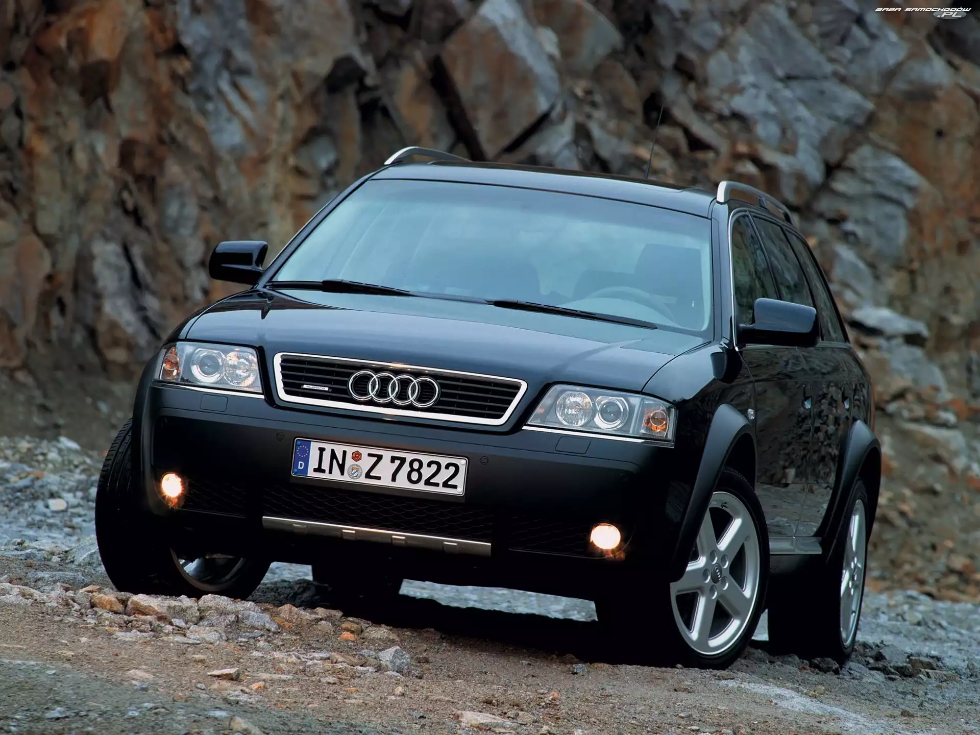 Przód, Czarne, Audi Allroad