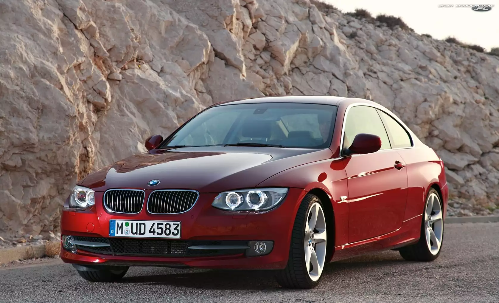 Reflektory, BMW 3 Coupe, Maska