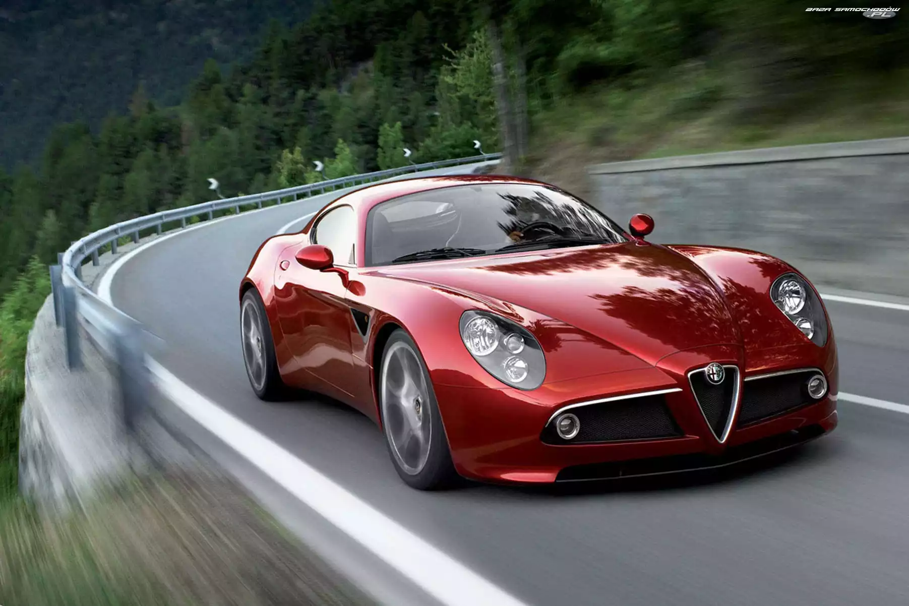 Testowa, Alfa Romeo 8C, Jazda