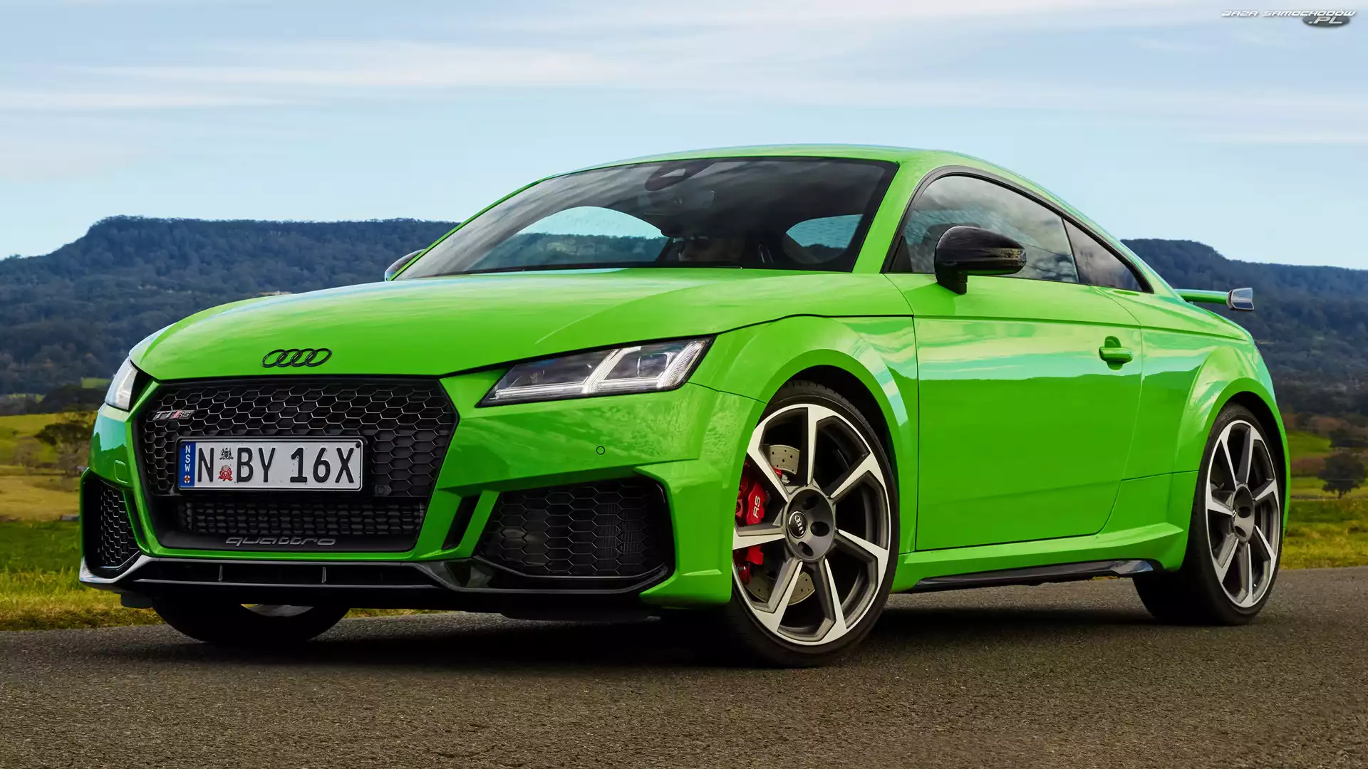 Audi TT RS Coupe, Zielone