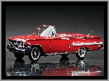 1960, Czerwony, Chevrolet Impala