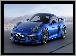 2015, Niebieskie, Porsche Cayman GT4