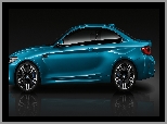 2016, Niebieskie, BMW M2 Coupe