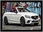 Mercedes-Benz C, AMG Line, Biały, Cabrio