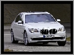 BMW F01, Zakręt, Biała, Tor