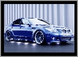 BMW 5, Podświetlenie, Niebieski, E60