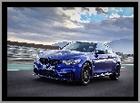 BMW M4 CS, 2017, Niebieskie, Coupe