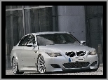 Srebrny, BMW 5, Coupe, E60