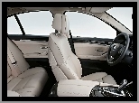BMW F10, Skóry, Wnętrze, Białe