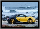 Żółto-czarny, Wybrzeże, Bugatti Chiron