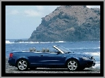 Cabrio, Niebieski, Audi A4