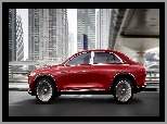 Wieżowce, Concept, Mercedes Maybach Ultimate Luxury, Czerwony, SUV