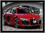 Coupe, Czerwone, Audi R8