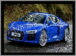 Coupe, Niebieskie, Audi R8