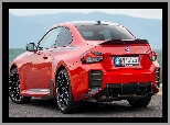 Czerwone, BMW M2 Coupe, Bok, Tył