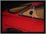 czerwony, Ferrari, siedzenie