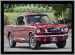 Ford Mustang, Zabytkowy, Czerwony, 1966