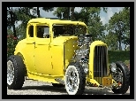 Ford, HotRod, Żółty, 1932