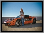 Girl car, Ford GT, Kobieta