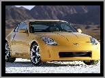 Góry, Nissan 350Z Coupe, Żółty
