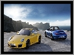 GTS, Carrera, Niebieski, Żołty, Porsche