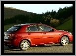 Hatchback, Czerwony, Chevrolet Lacetti