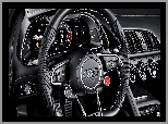 2017, Kierownica, Audi R8 Sport Edition, Wnętrze