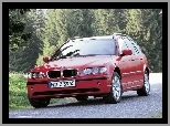 Kombi, Czerwone, BMW E46