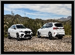 BMW, Dwa, Competition, BMW X5 M, Białe, BMW X6 M