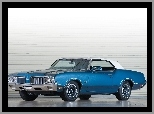 Oldsmobile 442, Niebieski, Zabytkowy, Kabriolet