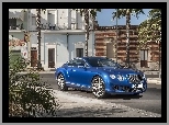 Continental, Niebieski, Palmy, Dom, Bentley, GT Speed