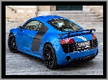 Niebieskie, Audi R8, Coupe