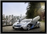 Otwarte, Miasto, BMW i8 Concept, Drzwi
