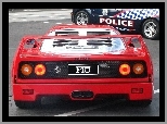 Police, Logo, Ferrari F 40