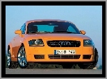 Przód, Pomarańczowe, Audi TT