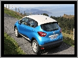 Renault Captur, Dach, Niebieski, Biały
