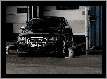 S3, Zaparkowane, Audi, Czarne