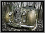 Stary, Rolls-Royce, Zniszczony, Samochód