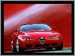Tło, Czerwona, Alfa Romeo Brera