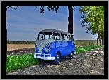 Volkswagen Transporter T1, Niebieski, Zabytkowy